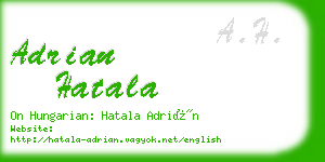 adrian hatala business card